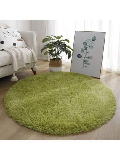 2025 Long Plush Round Vloerkleed Hang Basket Stoel Cushion Yoga Mat Bedroom Bedside Dressing Room Doormat view 2