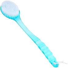 POCREATION Manejo largo Bañera Cepillo para el cuerpo, baño de lavado de carrocería Piel de la ducha de la espalda Cepillo limpio masajeador del depurador con manija largo para el baño LVKW - 1 - Ver 1