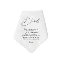 2pcs/Bag Wedding Decoration Bride To Be Mom/Dad Handkerchief Happy Tears Wipes Wedding Table Napkin Ornaments Bachelorette Party Bridal Shower