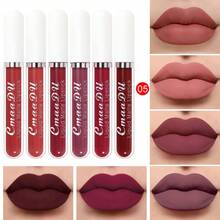 CmaaDu 6pcs Waterproof Liquid Lipstick Set - Nude, Dark Brown & Matte Red Shades | 24-Hour Long-Lasting Lip Gloss | Music Festival Ready | Suitable For All Skin Types - 彩色 - 查看 18