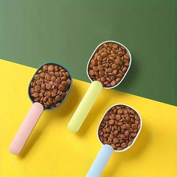 Multipurpose Plastic Pet Food Scoop - Suitable For Feeding Dogs And Cats, Great For Pets