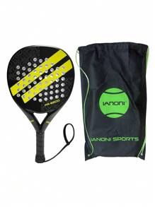 2025 IANONI Padel Rakieta Tenisowa Tenisowa Włókno Węglowe Miękka EVA Twarz Rakieta Tenisowa Rakieta Z Torbą Na Padel, Idealna Na Święto Dziękczynienia, Boże Narodzenie, Halloween I Obchody Nowego Roku