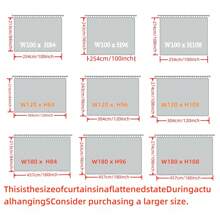 1 Pack 3-Layer Polyester Woven Room Divider Curtains, Bedroom Privacy Blackout Curtains, Thermal Insulation And Noise Reduction Living Room Curtains, Space Divider Curtains, Living Room Ceiling Track Curtains, Suitable For Living Room, Bedroom, Dorm, Office, Cinema, Cafe (White, Beige, Light Gray, Dark Gray, Black Curtains, W100"X H84"/ W100"X H96"/ W100"XH108"/ W120"XH84"/ W120"XH96"/ W120"XH108"/ W180"XH84"/ W180"XH96"/ W180"XH108", Curtain Track/Rod Not Included)