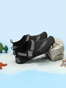 Kids Water Shoes, Boys Outdoor Sandals, Casual Summer Beach Shoes For Toddlers & Little Boys - Black - View 2