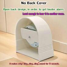 60 Minute Wind Up Timer, Visual Mechanical Timer With Loud Alarm, Manual Countdown Timers For Classroom, Home, Study And Cooking (White)01 - White - View 7