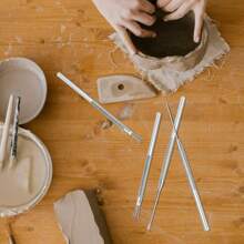 1pc/2pcs Ceramic Clay Sculpting Tools Set, Detailing Tools For Ceramic, Polymer Clay Work