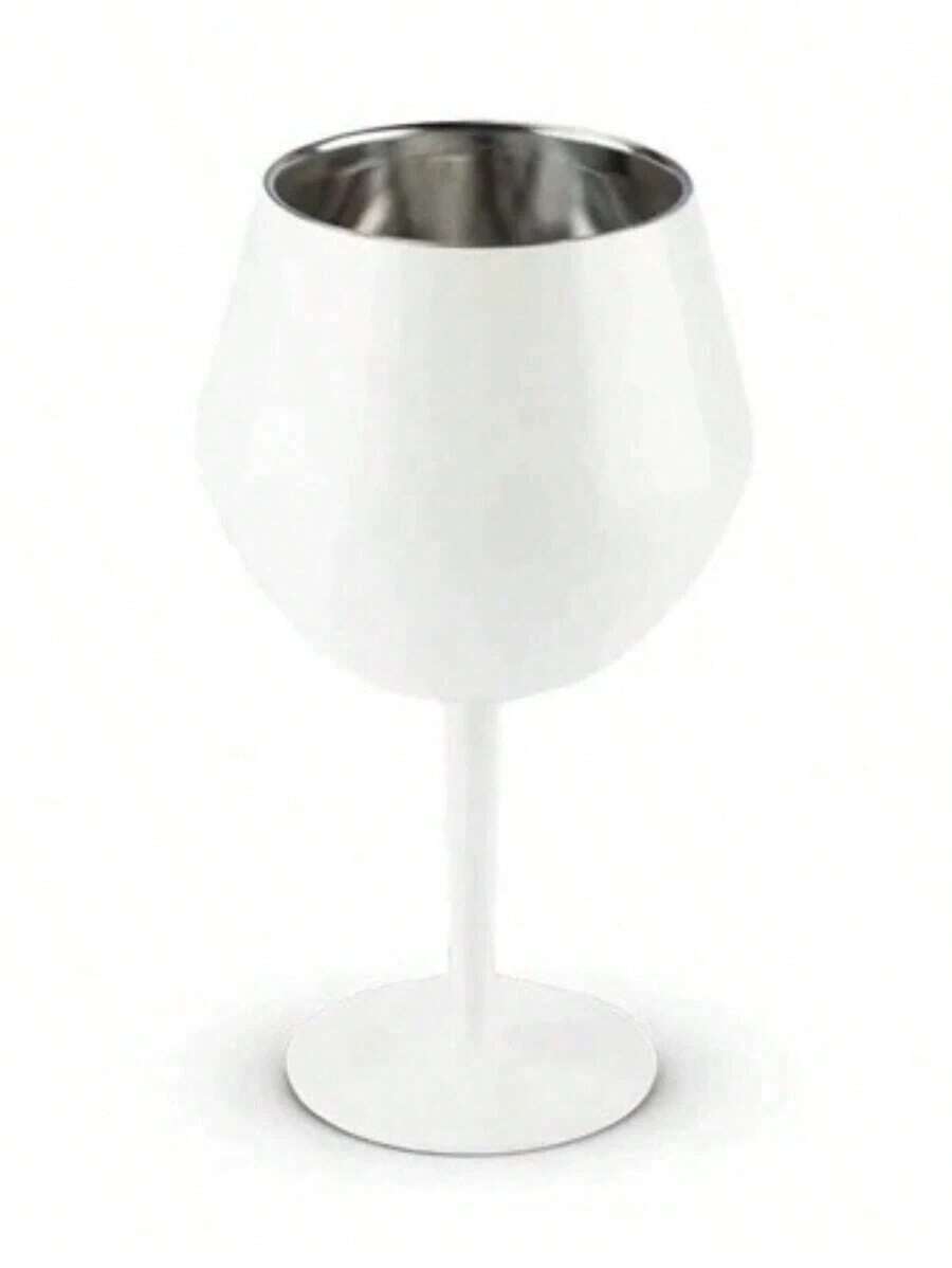 2 In 1 Stainless Steel Thermal Cup For Gin Wine Drink Beverage - 白色 - 查看 1