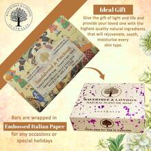 Wavertree &Amp; London English Rose Scented Natural Soap (2 Bars), 7oz Moisturizing French Triple Milled Soap Bars Enriched With Shea Butter - Pure Plant Oil Bath &Amp; Body Soap For All Skin Types - Sandalwood & Patchouli - View 7