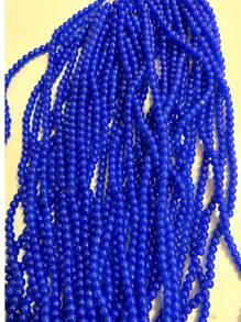 100 piezas de cuentas de vidrio de 6mm con acabado imitación jade en colores caramelo, material: vidrio, perfecto para hacer pulseras y collares