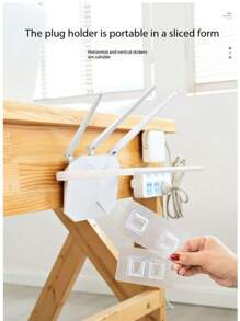 2 pezzi Gancio da parete a doppia faccia, portaoggetti da parete, ganci per la casa, accessori da bagno, carico massimo 13,2 libbre (6 kg)