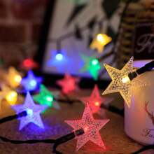 1 Set 100 LED Solar Powered Fairy Lights With 600mAh Rechargeable Battery, Metal & Plastic, Suitable For Wedding, Birthday, Anniversary, Graduation Ceremony Decoration, Mother's Day, Camping, Thanksgiving, Valentine's Day & Multi-Purpose Holiday Lighting