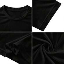 Women T-Shirts - 黑色 - 查看 5