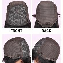 100% Brazilian Human Hair Wig Burgundy 99j Color Straight Bob Wig With Bangs Machine Made Wig Natural Color Human Hair Wigs Short Bob Fringe Wigs For Women - Màu Đỏ Sâu - Xem 5