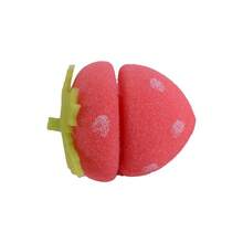 懒散睡眠草莓造型海绵卷发器、柔软卷发棒、方便易用的卷发器、返校、旅行度假必需品、女士发饰、卷发、卷发器、卷发筒、无热卷发、无热卷发、卷发器、卷发产品、卷发、卷发筒、卷发器、卷发工具、无热卷发器、头发、配饰、美发产品、美发工具、美发用品、护发、卷发刷、理发器、理发配件、美发设备