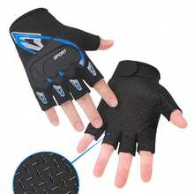 1 Pair Men's Outdoor Cycling Sports Fitness Half-Finger Gloves - Multicolor - View 5