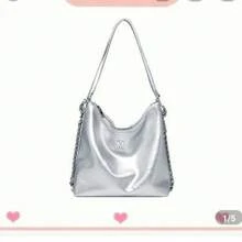 Women Shoulder Bags - 銀色(可雙肩) - 查看 9