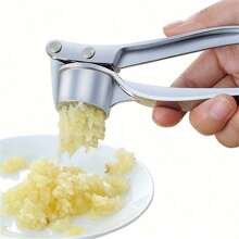 1 Piece Metal Garlic Press Manually Crusher Handheld Ginger Kitchen Tools