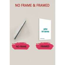 1pc Fashion Modern Quote Typography Art Poster Print Pink Canvas Painting Room Home Decor Young Girl Female Dormitory Optional Frame ﻿