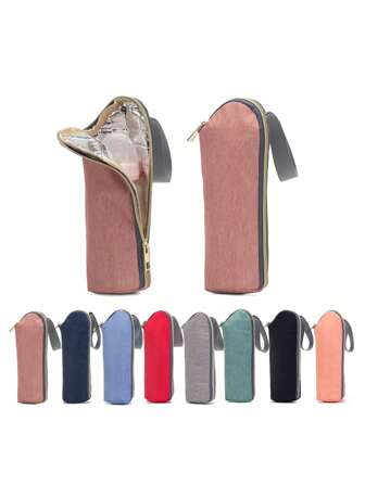 LEQUEEN 1pc Oxford Cloth Baby Milk Bottle Insulation Bag, Portable Carry Milk Bottle Bag, Outdoor Thermal Bottle Holder Suitable For Travel