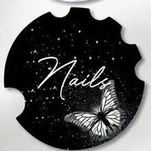 1pc/5pcs/10pcs Nail Art Flyer/Nail Photo Display/Nail Technician Gift/Beauty Salon Logo/Social Media Nail Art Icon/Gift For Her/Nail Art Design/Salon Decor - Multicolor - View 12