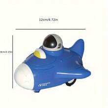 Inertial Push Spacecraft, Astronaut Spaceship, Gliding Aerospace Space Station Rocket, Interactive Toy,Back To School