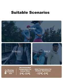 BMAI 男士新款运动抓绒背心夹克，适合秋冬跑步。这款背心适合户外活动，具有速干柔软性和轻巧设计，非常适合跑步、骑行、健身、徒步旅行和其他各种运动。 - 黑色 - 查看 3