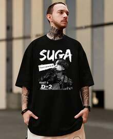 Camiseta Tshirt Banda Agustt D Btss Sugaa Young Forever Fãs World Tour 100% Algodão