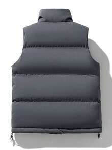 This Is A Men's European Size, Women Can Choose The Size That Suits Them Two Sizes Smaller, And Asians Can Choose Two Sizes Smaller. (Suitable For Both Men And Women) Couple Men's Size, Warm Slim Fit Vest And Sleeveless Cotton Jacket, Suitable For Many People To Wear Freely On The Street. A Relaxed And Comfortable Feeling