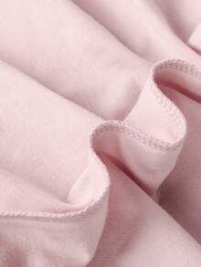 200g Pure Cotton T-Shirt 2025 Summer Ladies New Short Sleeve Pure Cotton Holiday Pattern Short Sleeve Round Neck Couple Wear Small Shirt Tops - 粉色 - 查看 4