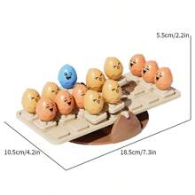Cognitive Development Balance Exercise Cute Chicken Sitting In Order Children's Growth Educational Desktop Game Parent-Child Interaction Kindergarten Logic Thinking Pass The Balance