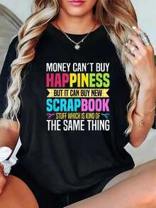 Tee-shirts pour femmes - Noir - Voir 2