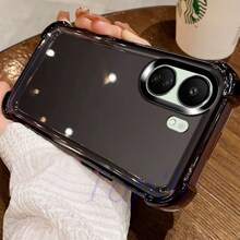 Applicable To Poco C65/C61/F3/F4/F5Pro/F6Pro/F7Pro/F7Ultra/M5S/M6Pro/X5/X6Pro/X3Pro/X4GT/X7Pro Series, Four-Corner Anti-Drop Transparent Phone Case - Black - View 4