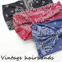Boho Bandeau Headbands Wide Knot Hair Band Stretch Turban Head Wraps Fashion Hair Accessories For Women 3 Pcs (Elegant) - Elegant - View 3