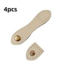 1/2/3/4/6pcs DIY Handmade Bag Leather Buckle Folding Sewing Accessories, Crochet/Wallet/Handbag Making Metal Buckle