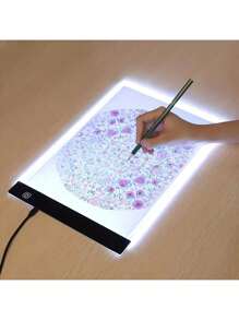 1 pieza Caja de luz LED portátil A5, caja de seguimiento con luz de seguimiento, almohadilla de luz LED USB ajustable y ultradelgada para tatuajes, dibujo, transmisión, bocetos, plantillas