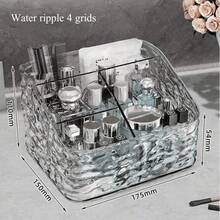 Hộp đựng cọ trang điểm cao cấp, có thể đựng son môi, sản phẩm chăm sóc da, thích hợp cho bàn trang điểm, hộp đựng bút, hộp đựng mỹ phẩm, trang trí phòng ngủ, hộp đựng trang sức, túi đựng cọ trang điểm, hộp đựng nước hoa, túi đựng mỹ phẩm, món quà tuyệt vời cho phụ nữ, quà Giáng sinh, trang trí phòng. - Trong sáng - Xem 13