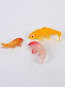 10pcs/20pcs Realistic Koi Fish Models, Multi-Colored Mini Fake Goldfish, Handmade DIY Toy For Miniature Landscape, Aquarium Decor, Bring Good Luck, Perfect Accessory For Miniature Garden, Dollhouse, Terrarium - Multicolor - View 17