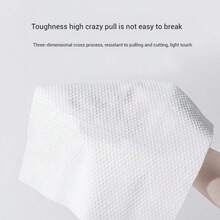 120Counts Wash Face Towel, Super Soft Facial Towel, Face Towelettes Disposable Facial Cleansing And Wiping Towel, Suitable For Both Dry And Wet Use, Clean Wips Makeup Remover Dry Wipes Facial Cloths Skincare Disposable Towelettes For Washing And Drying, Facial Tissue For Cleansing, Skincare And Makeup Remover Accessories, Living Room Home Bedroom Bathroom House Decor, Travel Stuff, Wedding, Party, Birthday, Gifts For New Years - No Pattern - View 7