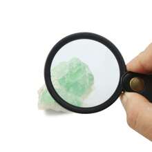 1 件便携式手持折叠高清迷你圆形放大镜 - 黑色 - 查看 9
