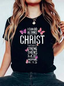 Tee-shirts pour femmes - Noir - Voir 2