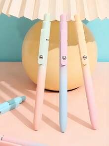 5 支 Startraveler 凝胶笔套装，Aurora Accent 设计可伸缩速干黑色墨水笔细尖 0.5 毫米，优质可爱滚珠书写流畅柔和美观笔舒适握感，适用于学校办公用品 - 黑色 - 查看 9