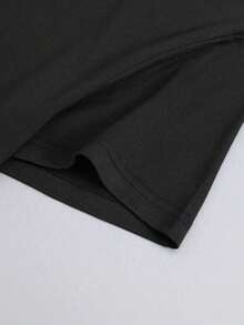 Women's T-Shirt,Summer Outfit,Streetwear, 100% Cotton Top Oversized,Must-Have - 黑色 - 查看 7