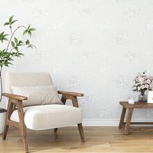 1 Roll Room Decor Wallpaper Stick And Peel Textured Vintage Green Peel And Stick Wallpaper , Flowers Removable Adhesive Contact Paper, For Cabinets Drawers Bedroom Stickers Bathroom Decor Wall Stickers - Multicolor - View 8