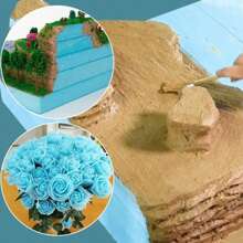 Panneau de mousse bleu, panneau de mousse et autres structures extérieures pour créer des chemins, différents projets d'aménagement paysager 30*20