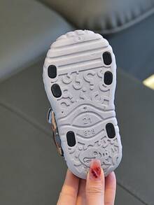 2025夏季新款防滑透气时尚酷炫恐龙沙滩户外度假儿童运动凉鞋 - 灰色 - 查看 6