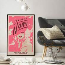 1 Stück Du nennst mich nicht Pop Film Poster - Hochwertige Leinwandkunst Muster - Moderne Inneneinrichtung Wohnzimmer Schlafzimmer Heim Mode Dekoration - Fan Geschenk Kunstposter Ungerahmt