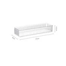 Juego de organizadores de cajones de escritorio ilimitados, organizador de maquillaje de plástico para baño, cajas de almacenamiento transparentes y claras, gadgets - Transparente - Ver 3