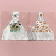 1套/50PCS、100PCS、150PCS、200PCS日式海苔青米卷包装袋三角米卷袋寿司工具包装袋厨房用品