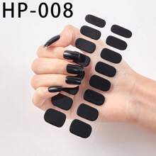 16 pièces de bandes d'ongles en gel nude, autocollantes semi-durcies couvrant tout l'ongle, nécessitent un durcissement à la lampe, tiennent 14 jours, effet paillettes, fournitures de nail art pour dames, faciles à utiliser, accessoires pour ongles