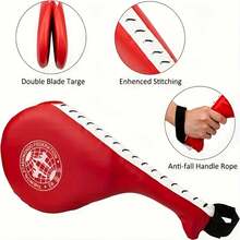 1 Pc Objetivo de Pie de Taekwondo, Tapete de Entrenamiento de Taekwondo, Equipo de Entrenamiento de Sparring, Objetivo de Pie de Combate, Objetivo de Pie con Sonido - Azul - Ver 3